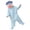Blue, variant on Funny Big Mouth Monster Onesie Pajamas – Oversized Plush Fleece Hooded One Piece for Sleep & Halloween, Christmas Party , 12 Colors, S to XXL
