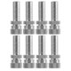 thumbnail image 3 of 8pcs Low Pressure Brass Misting Nozzles Quick Heads for Garden Cooling Outdoor Irrigation Silver 8 mm, 3 of 5