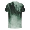thumbnail image 4 of Runfenguu Shirts For Men Graphic Tees Crop Topmen Print Round Neck Casual Fashion Short Sleeve Round-Neck Blouses Shirts, 4 of 5