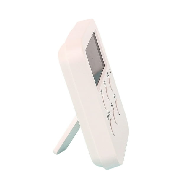 ZheElen Magnetic Digital Cooking Timer For Easy In Kitchen Can Be Adsorbed On Iron Products For Easy Viewing Bracket styl - white