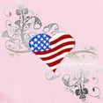 thumbnail image 2 of CafePress - Independence Day Heart Infant Bodysuit - Baby Light Bodysuit, Size Newborn - 24 Months, 2 of 4