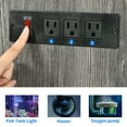 thumbnail image 3 of Dextrus Heavy Duty Metal Aquarium Stand with Power Outlets - Suitable for 55-75 Gallon Fish Tank Stand, Turtle Tank, Reptile Terrarium (865lbs Capacity) - Grey, 3 of 8