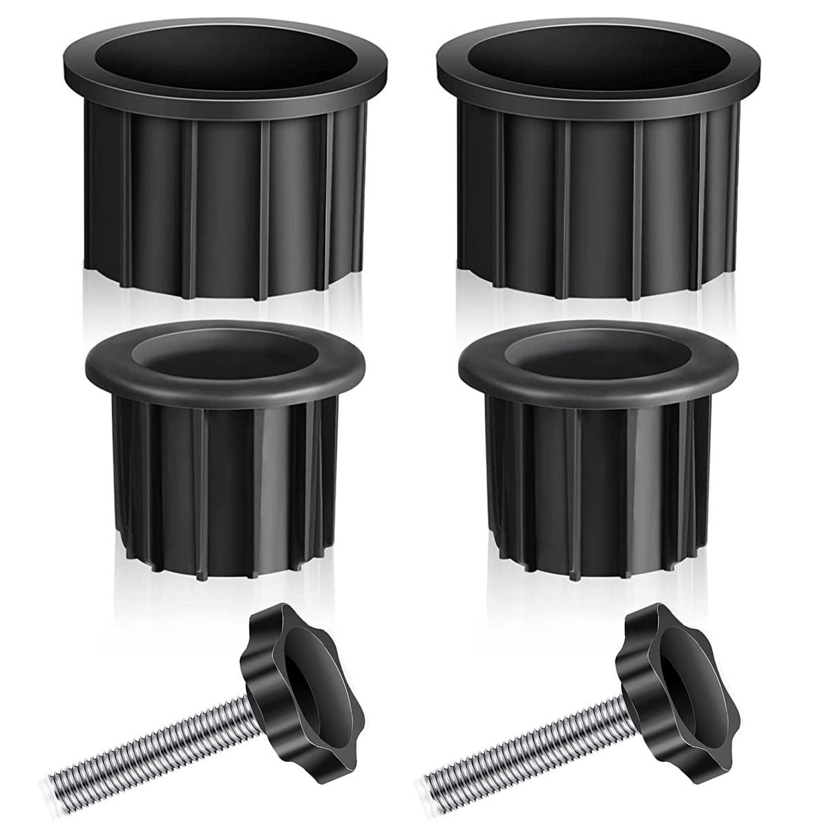 6pcs Patio Umbrella Base Parts Plastic Parasol Stand Replacement Parts