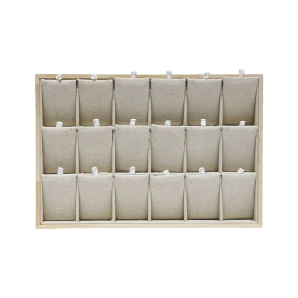 Estante de Almacenamiento de Joyería de Madera, Soporte de Almacenamiento de Decoración, Almacenamiento de Joyería Multifuncional Desmontable para Jade DYNWAVEMX Estante organizador de joyas