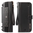 thumbnail image 2 of Compatible with Nintendo Switch OLED - PU Leather Protective Case with Multi-Card Slot, Stand & Wristband Rope, 2 of 6