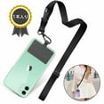 thumbnail image 1 of ROCONTRIP Crossbody Phone Lanyard Patch Neck Strap Lanyard with Detachable Neckstrap Compatible with Most Smartphone for iPhone Google Pixel LG HTC Huawei, 1 of 1