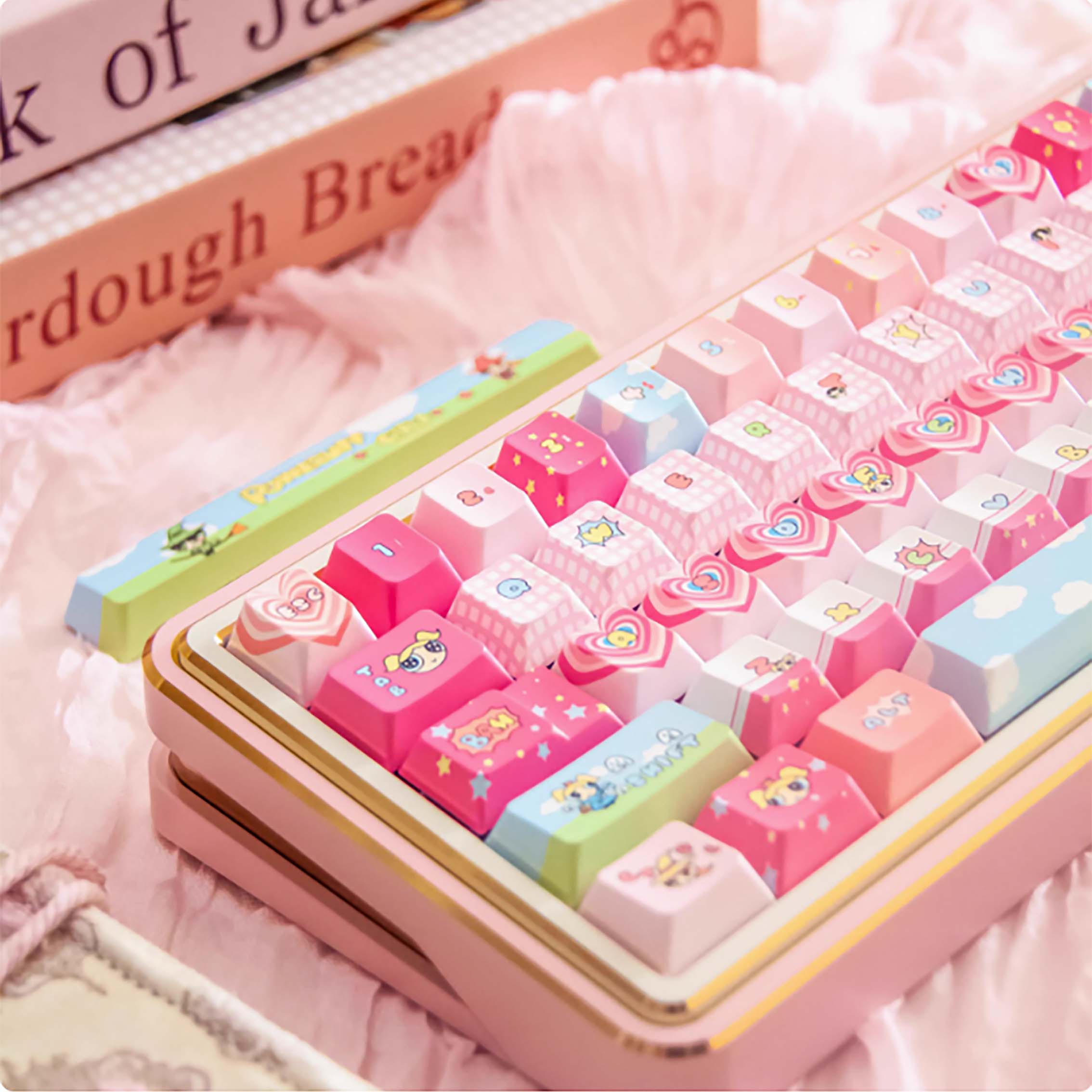 Unbranded Cute Childhood Themed Mechanical Keyboard Keycaps