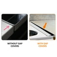 thumbnail image 4 of Yabuy 2 Pack 20.27Inch Stainless Steel Stove Gap Cover , Stove Filler Between Countertop And Stove , Effectively Seal Gap Between Cabinet And Stove To Oil Spills On Countertop, 4 of 7