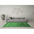 thumbnail image 3 of Ahgly Company Indoor Rectangle Oriental Emerald Green Industrial Area Rugs, 5' x 7', 3 of 4