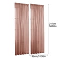 thumbnail image 3 of Enhance Privacy Yet Light: Stunning Solid Color Semi Sheer Window Curtains For Any Room!, 3 of 6