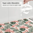 thumbnail image 6 of Kdxio Lilies Flowers for Dish Drying Mat,24*18 inch Absorbent Dish Drainer Kitchen Counter,Large Size Dish Drying Pad for Countertops,Draining Racks, 6 of 9