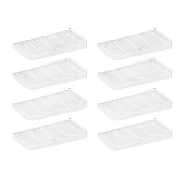 4/8Pcs Leveling Shims Furniture Wedges Clear Table Stabilizers Adjustable Blocks for Furniture Stabilization Enduring