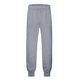 thumbnail image 2 of HOWPAY Baggy Sweatpants for Men Solid Color Straight Leg Casual Loose Fit Jogger Pants with Pockets and Drawstring Lightweight Sweat Pants Grey XL, 2 of 9