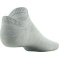 thumbnail image 4 of Under Armour Men's Essential Lite No Show Socks, 6-Pairs, Halo Gray Assorted Locked-In Fit, Large, 4 of 4