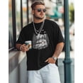 thumbnail image 3 of Mens T-Shirts,Camping Car Tree Short Sleeve T Shirts for Men Crew Neck Tees,Loose Fit Casual Men's T-Shirts for Teens Boys, 3 of 7