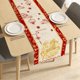 thumbnail image 5 of Camino de mesa de lino Camino de mesa del Año de los Caballos Exquisita decoración festiva para mesa de fiesta con estampado de caballos al galope Adecuado para decoraciones del Año de los Caballos De, 5 of 6