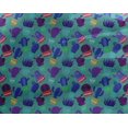 thumbnail image 5 of oneOone Cotton Silk Fabric Leaves & Floral Block Print Fabric BTY 42 Inch Wide, 5 of 5