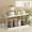 White, variant on sruoe Cabinet Organizer, Kitchen Storage Rack, Kitchen Counter Shelves Clearance, Spice Rack, Cabinet Countertop Shelves, Portable Small Free Standing Storage Rack Shelving