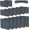 Black Gray, variant on FKS LIFE Outdoor Cushion Slipcovers 25.6x25.6x3.9 inches Patio Cushion Covers Splash Proof Water with Zipper Furniture Cushion Cover