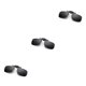 thumbnail image 5 of Gafas de sol polarizadas Minnieouse clip abatible hacia arriba cuadradas Sábana gris negra, 5 of 6