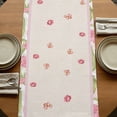 thumbnail image 5 of Table Runners 90 Inches Long Dress Scarves, Easter Farmhouse Coffee/Dining/Kitchen Table Runner for Living Room, Retro Spring Bunny Colorful Eggs Flowers Leaves 13x90 Inch, 5 of 9