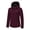 Wine Red, variant on GEO-THERM Women's Softshell Jacket Hooded Waterproof Lightweight Windbreaker Jacket for Outdoor Hiking Camping