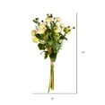 thumbnail image 2 of Vickerman 17" Artificial Green Mini Ranunculus Spray, 2 of 2