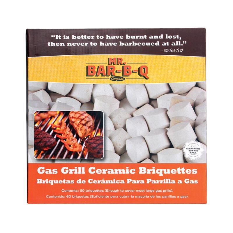 naspprout 06000Y Ceramic Gas Grill Self Cleaning Briquettes