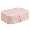 thumbnail image 1 of Mini Jewellery Box Organizersmall Portable Jewelry Box For Rings,earring,necklaces1pcs-pink, 1 of 2