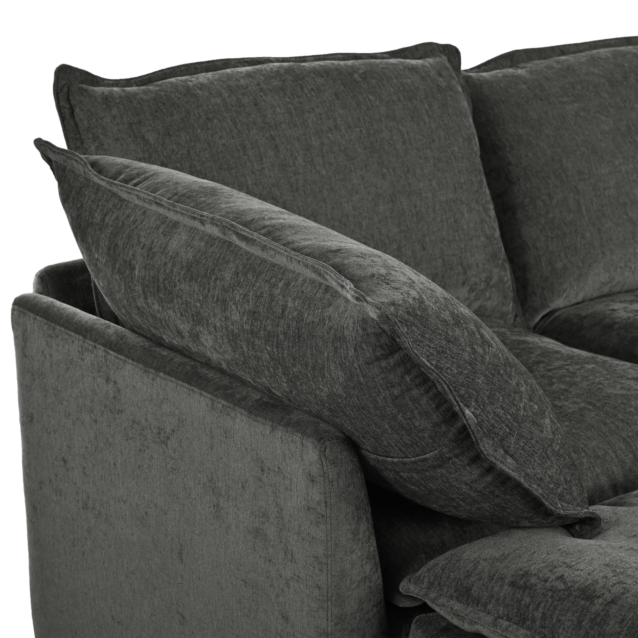 Christopher Knight Home Modular 8-Piece Sectional Sofa with Hidden Storage, Dual-Layer Cushions, Grey