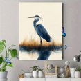 thumbnail image 4 of Qisvanset Framed Canvas Wall Art 12x16 Inch Blue Heron Ocean Watercolor Nature Home Wall Decor, 4 of 5