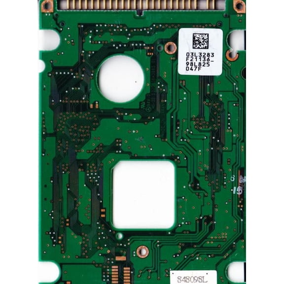 DYLA-28100, 03L3283 F21136_, PN 00K4141, IBM 8GB IDE 2.5 PCB