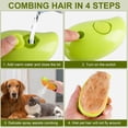 thumbnail image 3 of Steamy Cat Brush, Green, 4 in 1 Multifunctional Cat Hair Brush for Shedding, Massage, Bath, Removing Tangled and Loosse Hair, 3 of 7