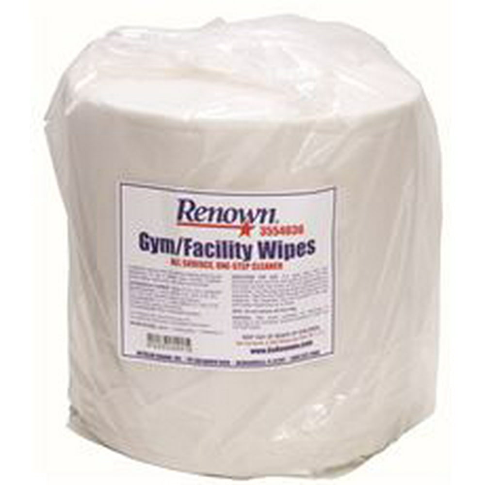 Renown Facility Gym Wipes, AllSurface Cleaning, 8 In. X 5 In., 2,000