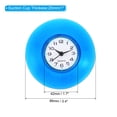 thumbnail image 2 of Wall Clock Mini Cute Bathroom Mirror Suction Waterproof Shower Clock, Blue, 2 of 7