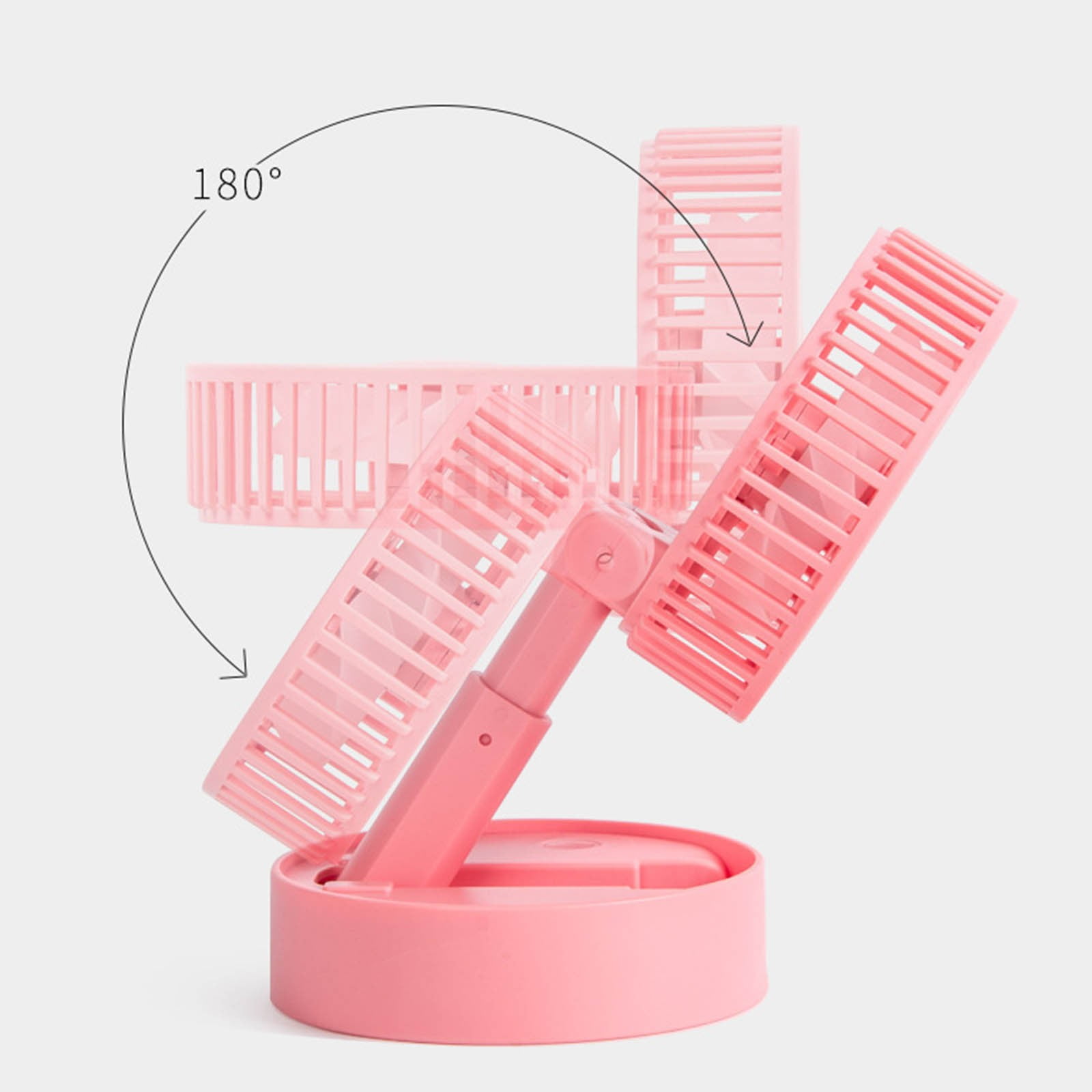 Bdday Table Fans for Bedroom Battery Operated Portable Foldable Standing Fan Rechargeable Usb Personal Floor Fan with Adjustment Height Fans for Home