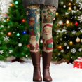 thumbnail image 3 of Christmas Leggings for Women Elastic High Waist Festive Print Soft Stretch Tight Pants Workout Yoga Pants, 3 of 6