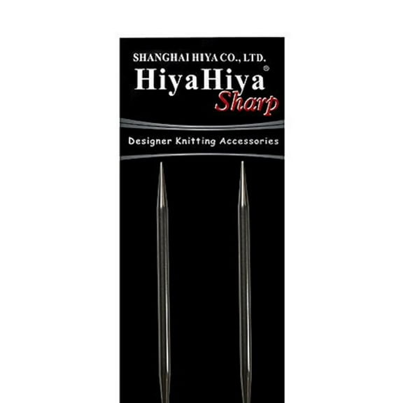 HiyaHiya Circular 16" Sharp Steel Knitting Needles Size US 10.75 / 7.0mm