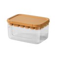 thumbnail image 6 of Hvmvliv Ice Molds 22-Compartments Square-Shape Food Grade Silicone Ice Cubes Tray with Lid and Bin Reusable Ice Blocks Making Trays Come with Ice Shovel Leak Proof Freezer Ice Home Use Brown, 6 of 6