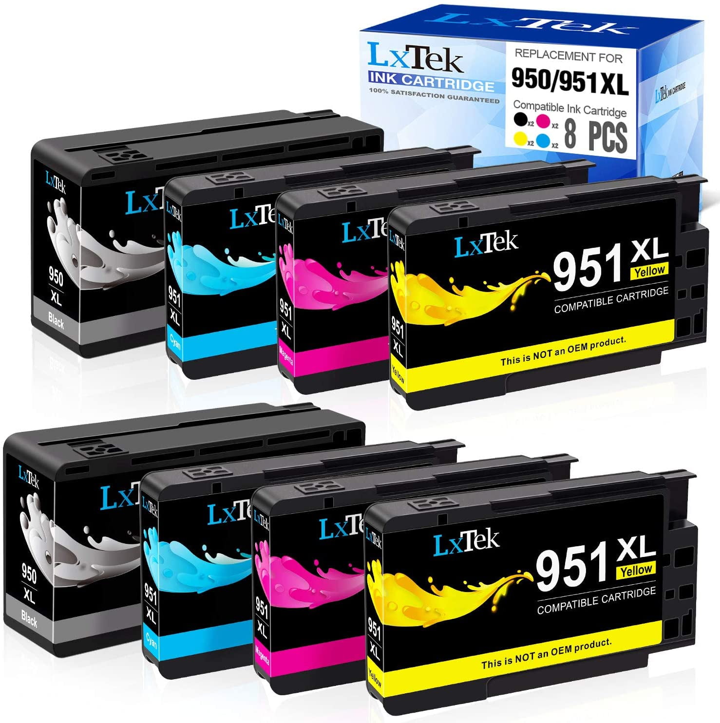 LxTek Compatible Ink Cartridge Replacement for HP 950XL 951XL 950 XL
