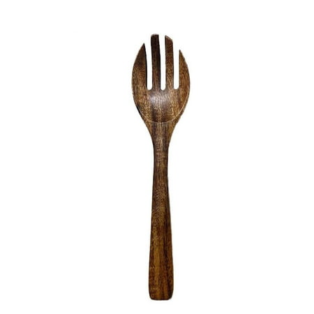 

3PCS Wooden Fruit Salad Serving Bowls Fork Spoon Set Wooden