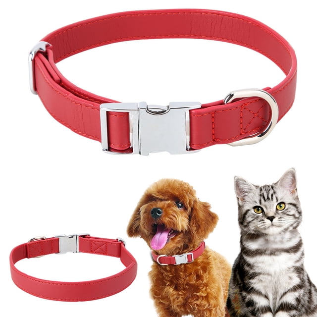 Collares para perros, collares suaves para mascotas de calidad, collares para mascotas con zócalo metálico, rendimiento inigualable Jadeshay A