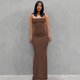 thumbnail image 1 of Vestido largo de satén sin mangas con espalda descubierta para mujer, traje elegante y Sexy para fiesta de cumpleaños y Club, Y2K, verano 2023, 1 of 5