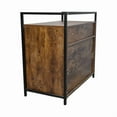 thumbnail image 2 of ZephyPaws Cat Litter Box Enclosure,Cat Washroom Hidden Furniture with Front Entry, Scratcher,2-Door Storage Cabinet,2 Compartments,Wooden Pet Crate House (Rustic Brown), 2 of 9