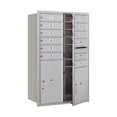 thumbnail image 2 of Salsbury Industries Recessed USPS 14 Door Front Load 4C Horizontal Mail Center with 2 Parcel Locker, 2 of 4