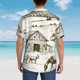 thumbnail image 4 of Fotbe Farm Animals 2 Camisa Hawaiana para Hombre Unisex – Camisa Casual de Verano con Botones de Manga Corta de Algodón y Lino,X-Large, 4 of 7