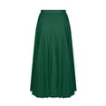 thumbnail image 5 of Rciityk Women's Elegant Tulle Maxi Skirt Elastic High Waist Solid Pleated Long Skirt Summer Spring Flowy A-Line Ankle-Length Beach Vacation Skirt, 5 of 6
