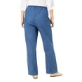 thumbnail image 3 of Woman Within Women's Plus Size Wide Leg Fineline Jean Jean, 3 of 6