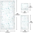 thumbnail image 3 of Dreamtimes 3 PCS Towel Light Blue Snowflakes Cotton Bath Towel Set (1 Bath Towel, 1 Hand Towel, 1 Washcloth) for Bathroom, Super Soft and Quick Dry Towels, 3 of 7