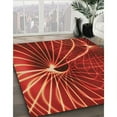 thumbnail image 3 of Ahgly Company Machine Washable Indoor Rectangle Transitional Grapefruit Red Area Rugs, 8' x 10', 3 of 7